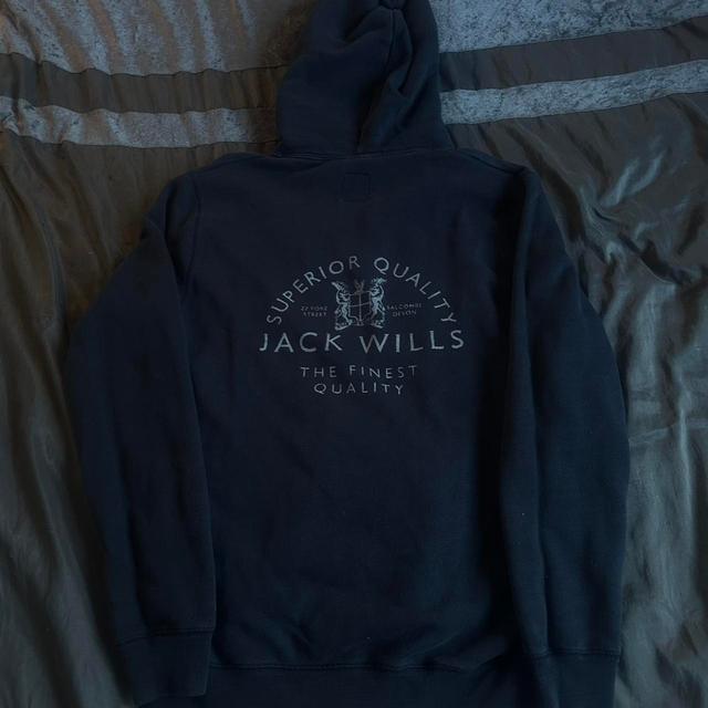 Jack Wills Men's Hoodie - Navy/Black - M on Productcaster.