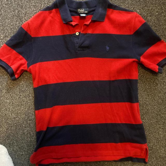 Polo Ralph Lauren Kids' T-shirt - Red/Navy on Productcaster.