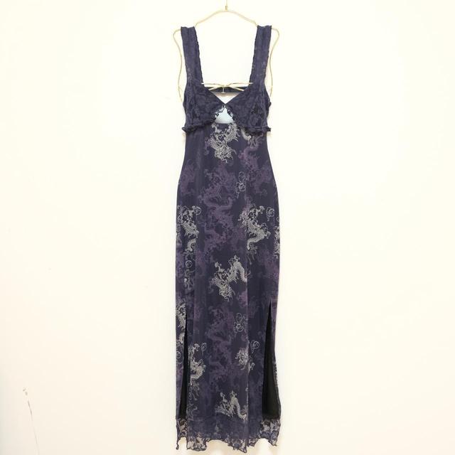 Vintage Women's A-line Dress - Purple - One size on Productcaster.