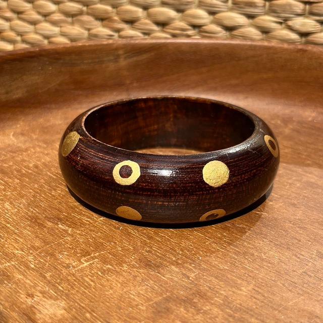 Vintage Women's Bracelet - Brown/Gold on Productcaster.