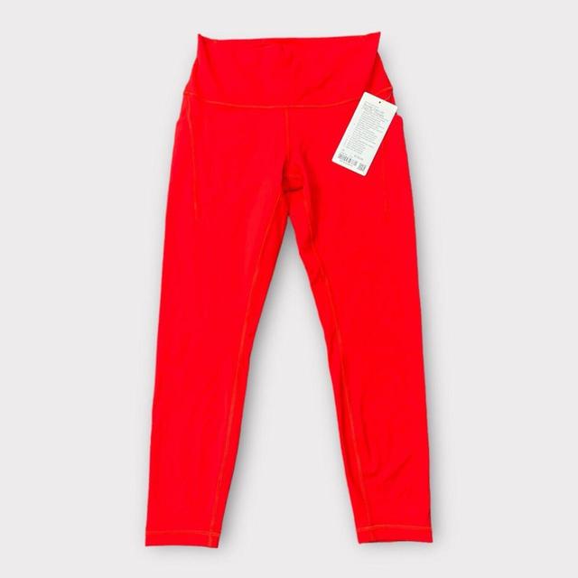 Lululemon Women's Leggings - Red - UK 8 on Productcaster.