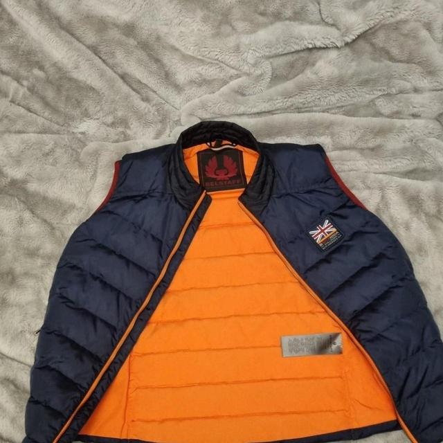 Belstaff Men's Vest - Orange/Blue - M on Productcaster.