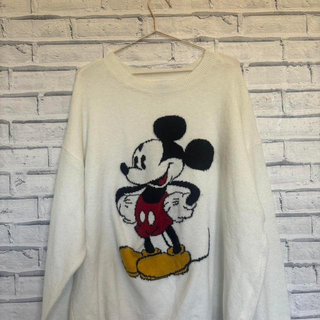 Disney Women's Jumper - White/Cream - XL on Productcaster.