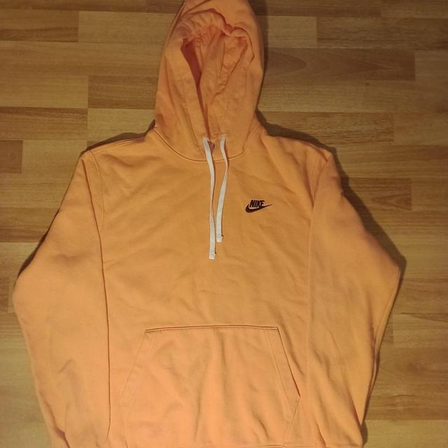 Nike Men's Hoodie - Orange - S on Productcaster.