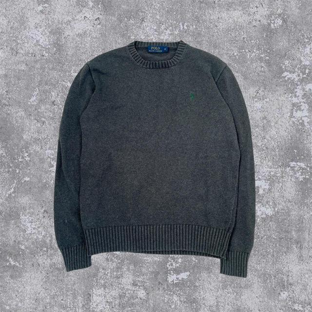 Ralph Lauren Men's Sweatshirt - Grey/Green - XS on Productcaster.