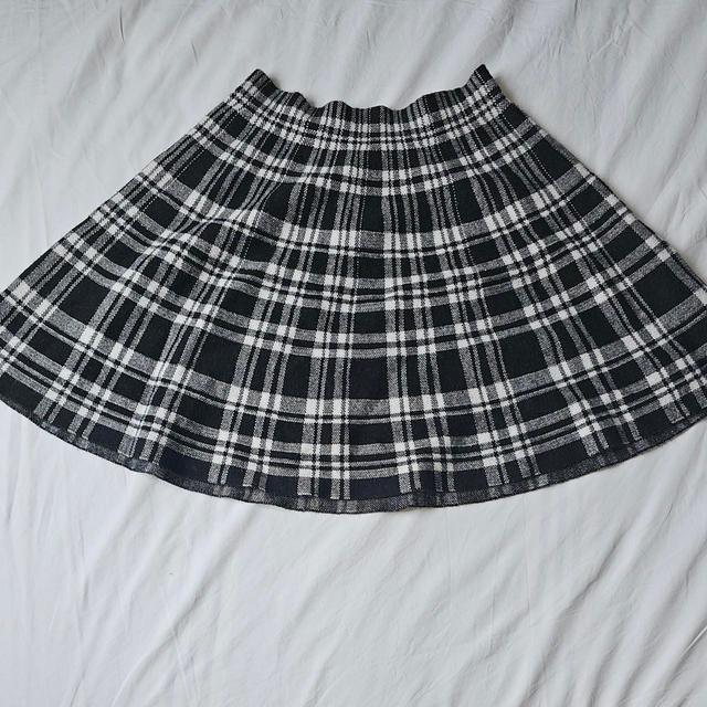 Primark Women's Mini Skirt - Black/White - S on Productcaster.