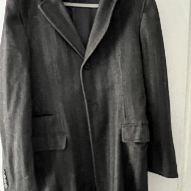 Zara Men's Overcoat - Grey/Black - L on Productcaster.