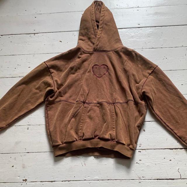 Carsicko Men's Hoodie - Brown/Tan - S on Productcaster.