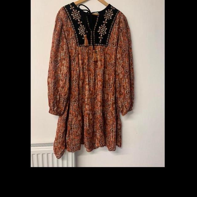 Primark Women's Dress - Brown/Multi - 20 on Productcaster.