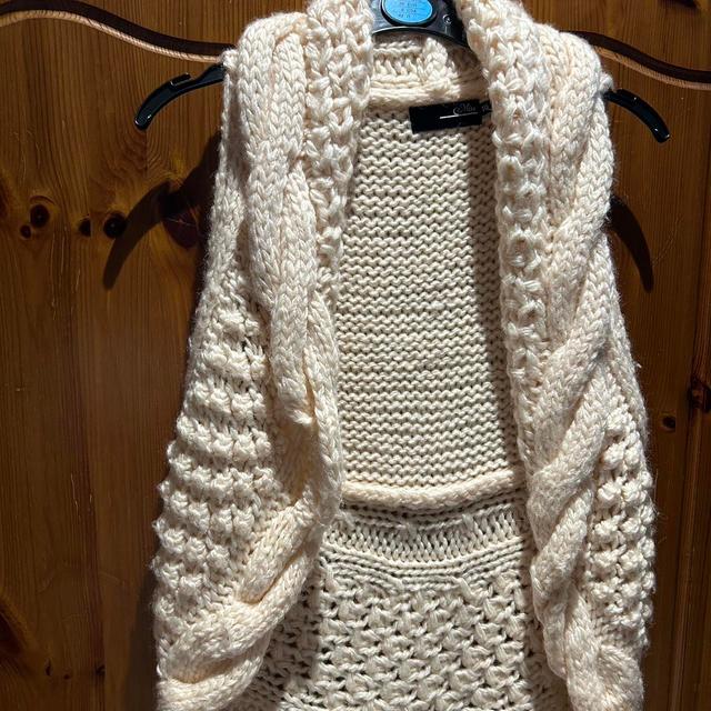 Women's Cardigan - Cream - 10 on Productcaster.