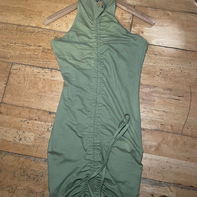 PrettyLittleThing Women's Dress - Green/Khaki - 10 on Productcaster.