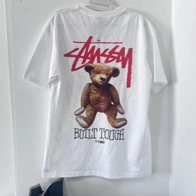 Stüssy Men's T-shirt - White/Multi - M on Productcaster.