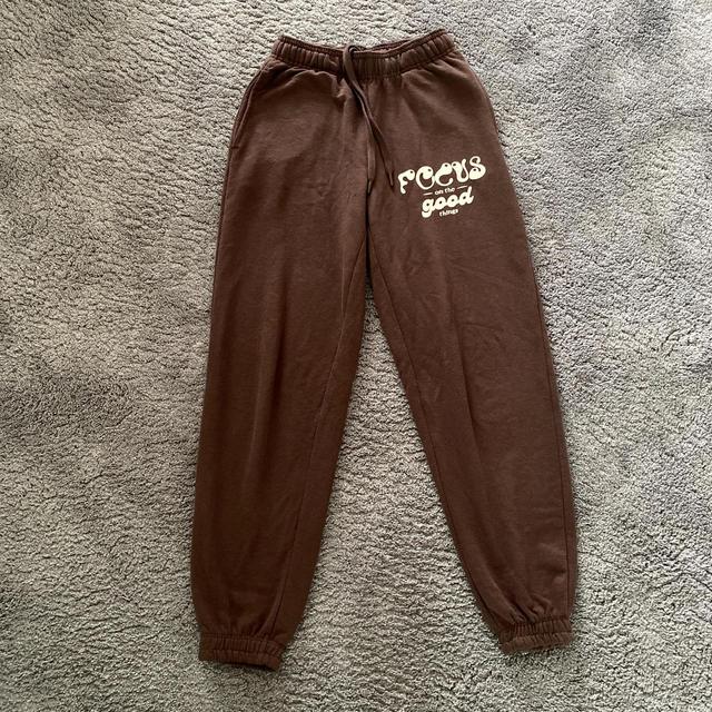 Bershka Women's Sweatpants - Brown - UK 6 on Productcaster.