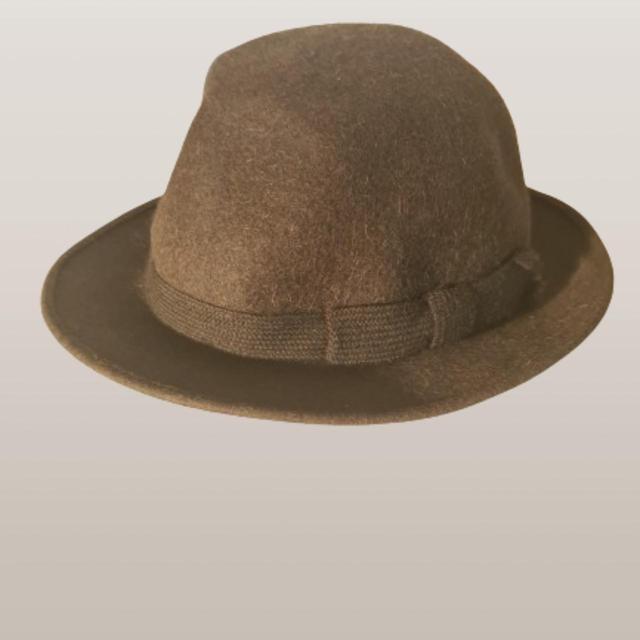 Vintage Men's Going out Hat - Brown/Khaki on Productcaster.