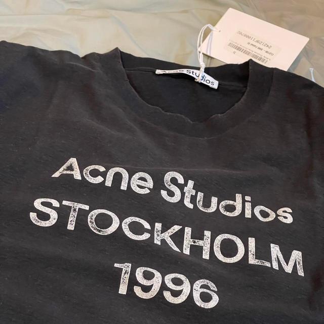 Acne Studios Women's T-shirt - Black - S on Productcaster.