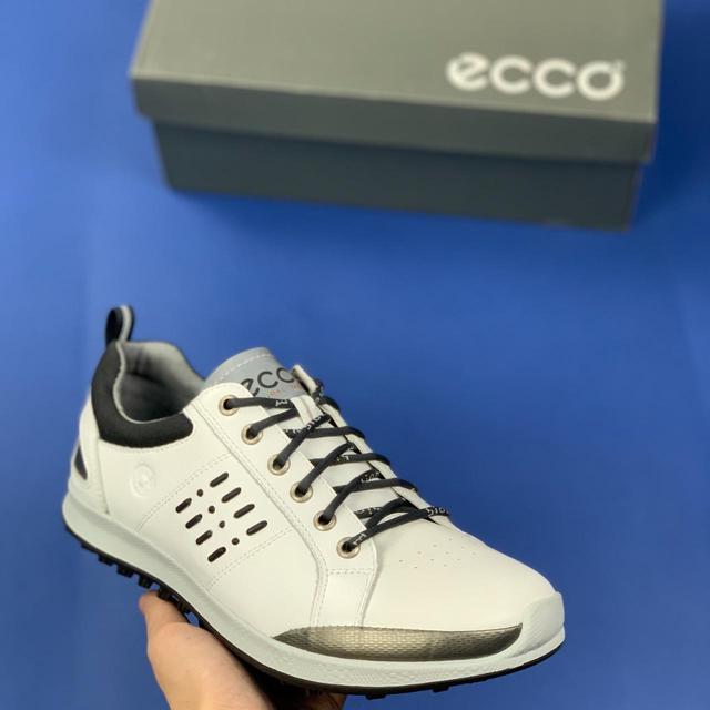 ECCO Men's Trainers - White/Grey - UK 9.5 on Productcaster.