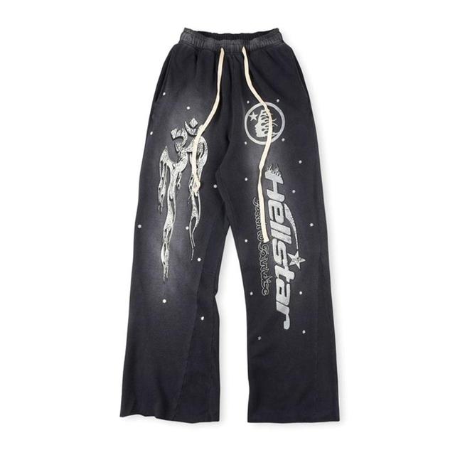 Men's Sweatpants - Black/Grey - S on Productcaster.