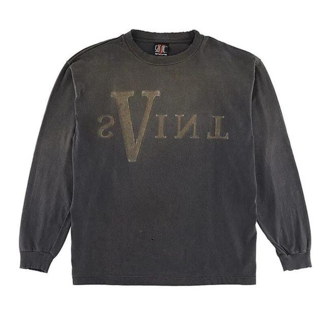 Vlone Men's T-shirt - Grey/Black - XL on Productcaster.