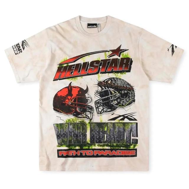 Men's T-shirt - White/Multi - XL on Productcaster.