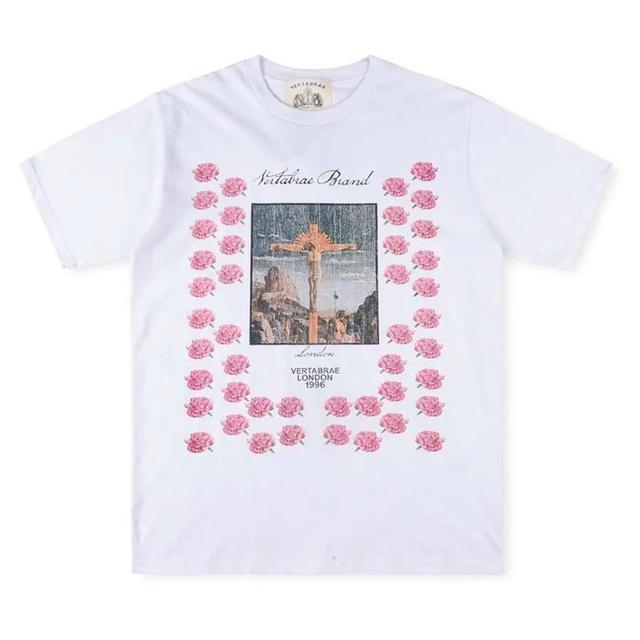 Men's T-shirt - White/Pink - S on Productcaster.