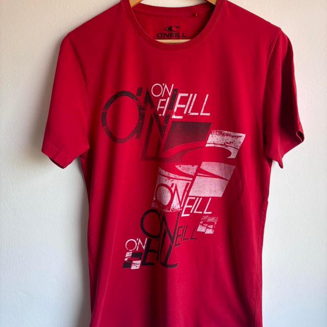 O'Neill Men's T-shirt - Red - L on Productcaster.