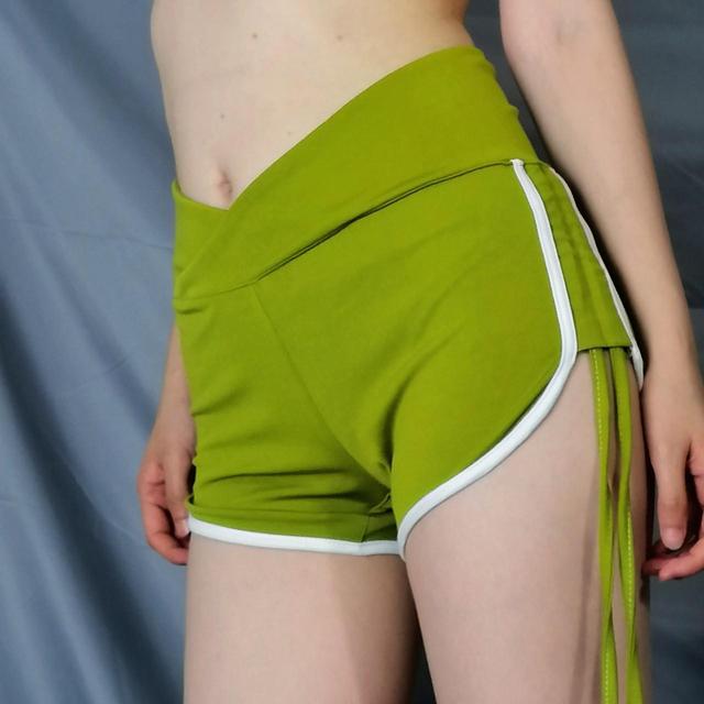 Women's Shorts - Green/Khaki - M on Productcaster.