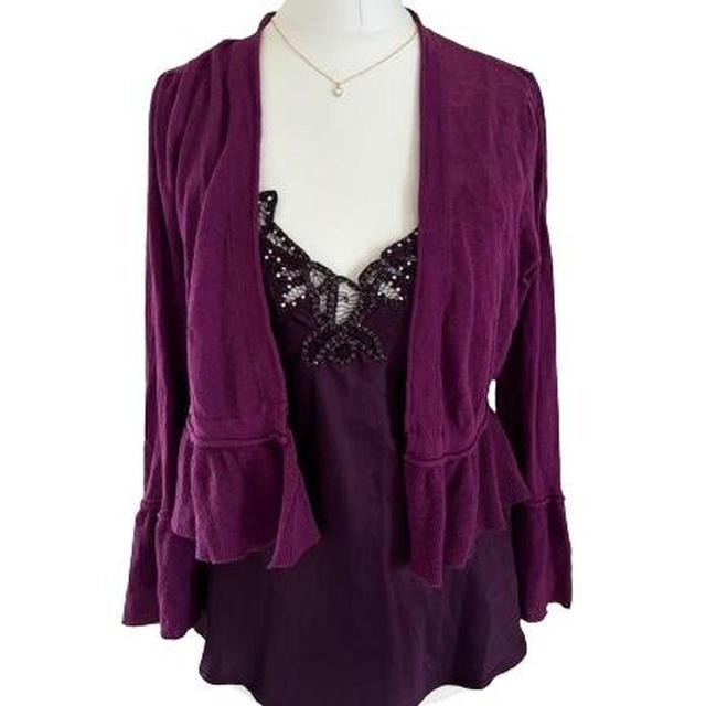 Women's Cardigan - Purple - 12 on Productcaster.