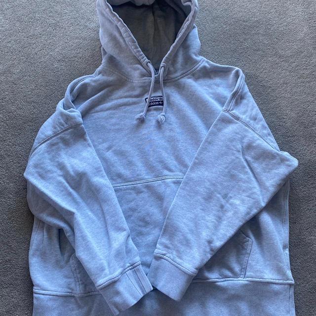 Adidas Men's Hoodie - Grey - XL on Productcaster.