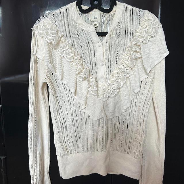 River Island Women's Jumper - Cream/White - 10 on Productcaster.