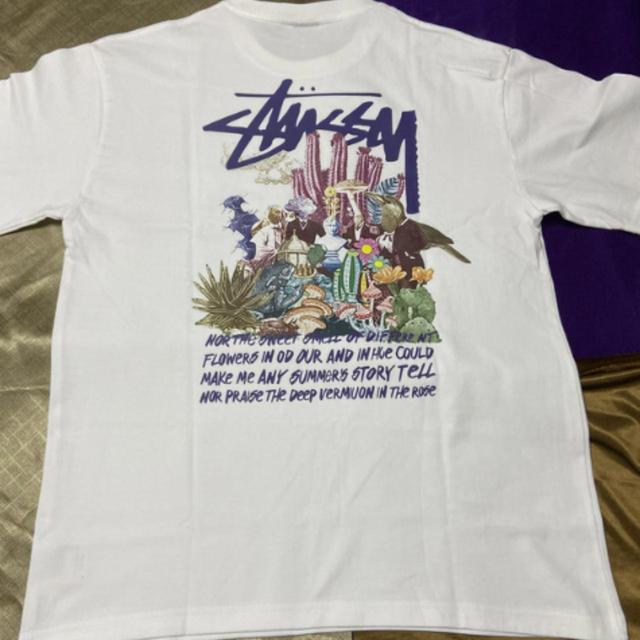 Stüssy Men's T-shirt - White/Multi - M on Productcaster.