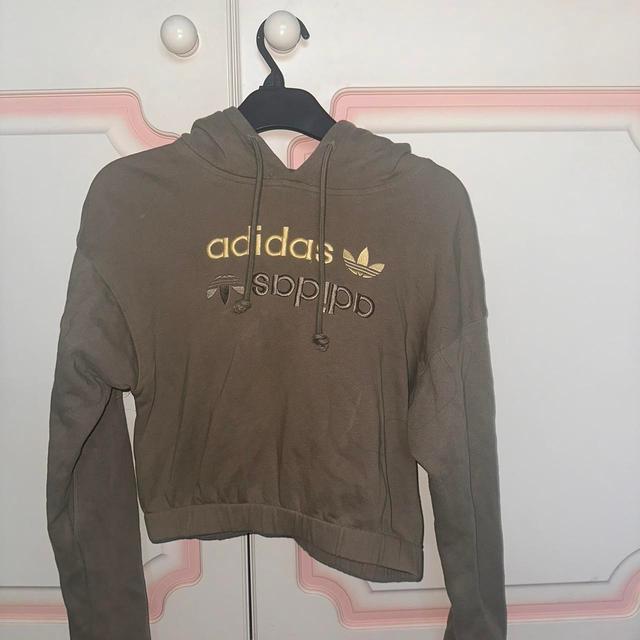 Adidas Women's Hoodie - Khaki - 6 on Productcaster.