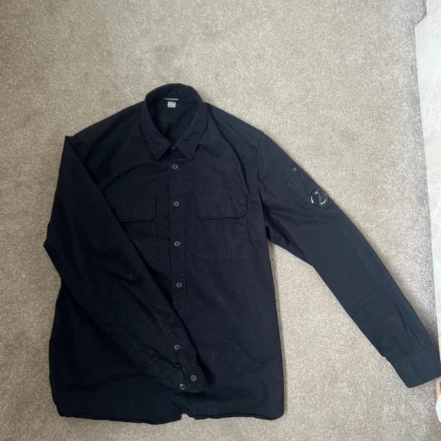 CP Company Men's Shirt - Black - L on Productcaster.