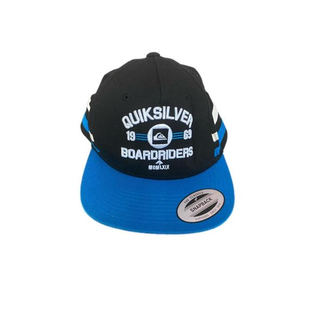 Quiksilver Men's Caps - Blue/Black on Productcaster.