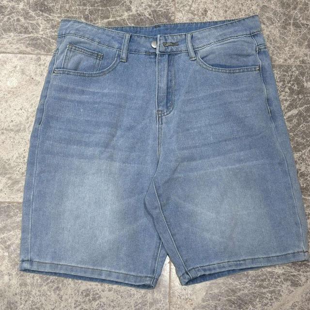 Vintage Men's Shorts - Blue - M on Productcaster.