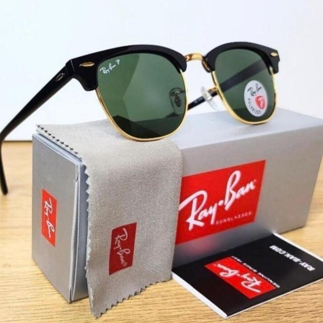 Ray-Ban Women's Sunglasses - Black/Gold on Productcaster.