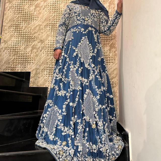 Custom Women's Maxi Dress - Blue - 18 on Productcaster.