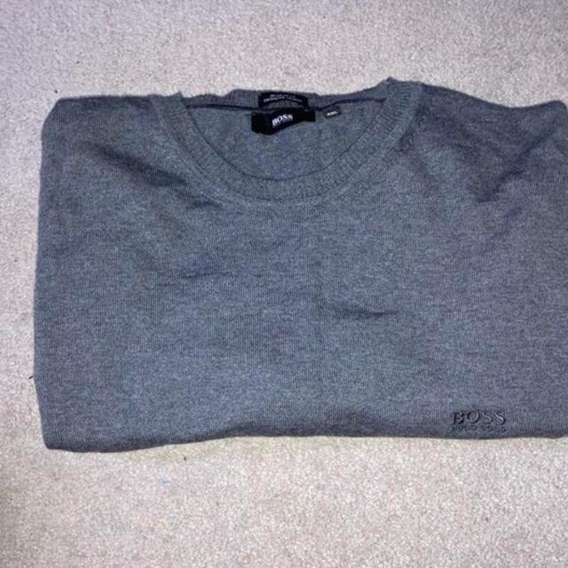 Hugo Boss Men's Jumper - Grey - XXL on Productcaster.