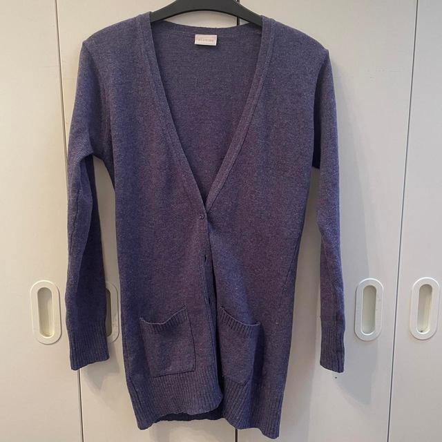 Women's Cardigan - Purple/Blue on Productcaster.