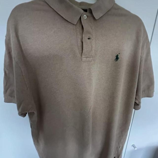 Polo Ralph Lauren Men's Polo shirt - Tan/Brown - XL on Productcaster.