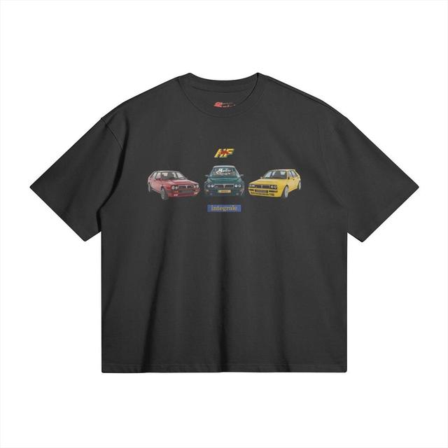 Men's T-shirt - Grey/Black - M on Productcaster.