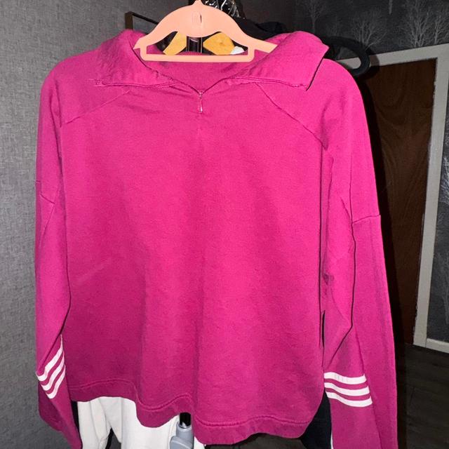 Adidas Women's Sweatshirt - Pink - 10 on Productcaster.