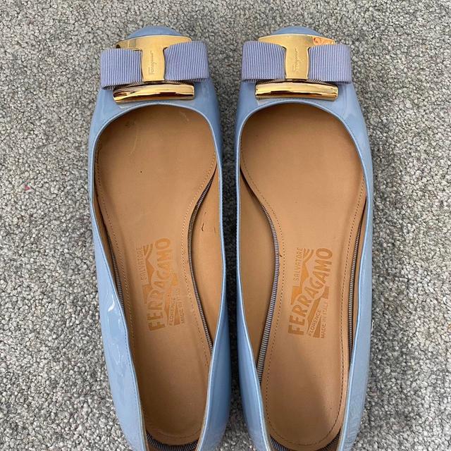 Salvatore Ferragamo Women's Sandals - Blue on Productcaster.