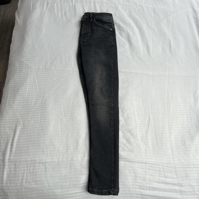 Men's Skinny Jeans - Black/Grey - 32" on Productcaster.