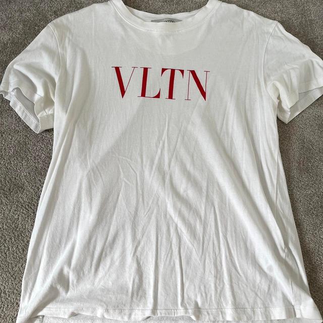 Valentino Women's T-shirt - White/Red - 8 on Productcaster.