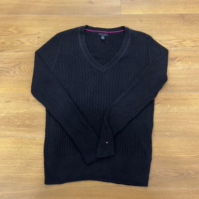 Tommy Hilfiger Men's Jumper - Black - XL on Productcaster.