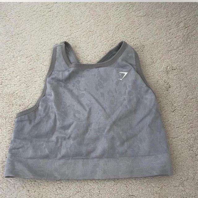 Gymshark Women's Crop top - Grey - M on Productcaster.