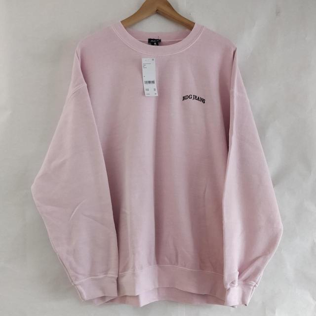 BDG Women's Sweatshirt - Pink - M on Productcaster.