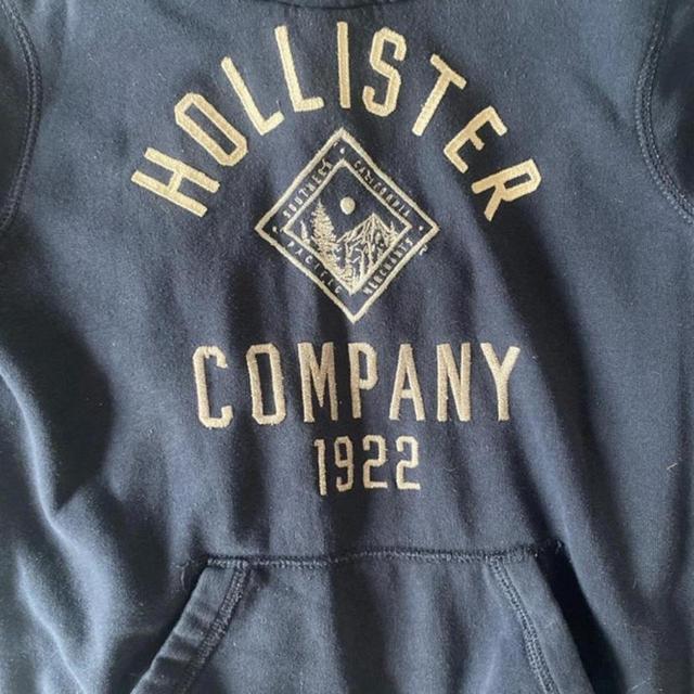 Hollister Co. Women's Hoodie - Navy - XS on Productcaster.