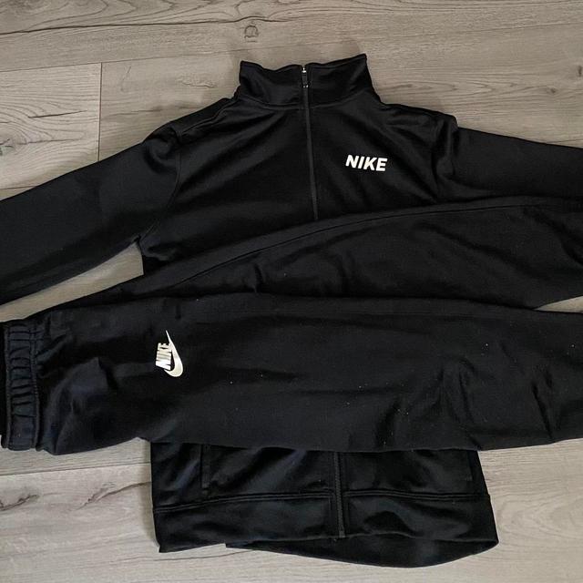 Nike Kids' Hoodie - Black/White - 13 years on Productcaster.