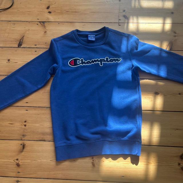 Champion Kids' Sweatshirt - Blue/Navy - 13 years on Productcaster.